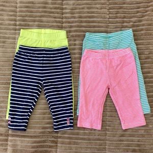 Carter’s bundle of 4 baby pants size 6 months